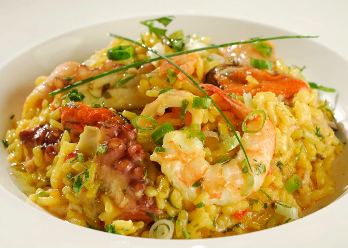 Risoto com Frutos do Mar